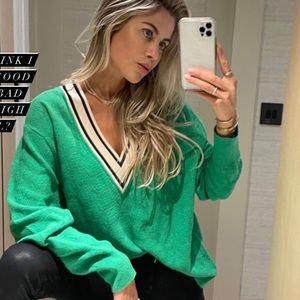 Sandro Green Sweater